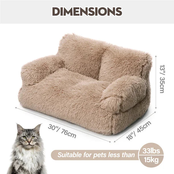 Mewoofun Dog Couch Small Dog Bed Removable Washable Cat Couch