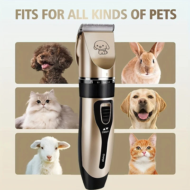 Pet Hair Trimmer Kit Electric Precision Clippers for Grooming