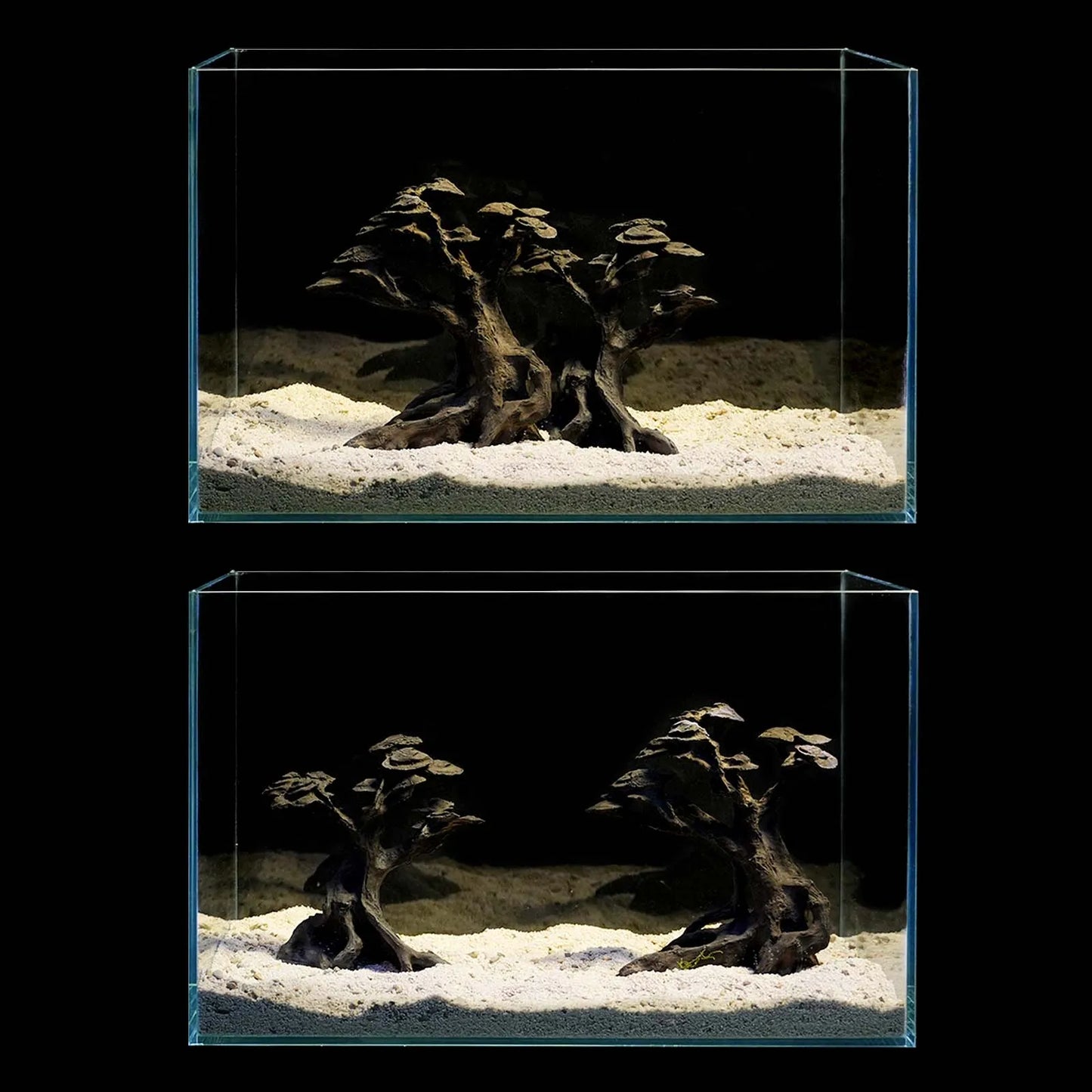 FZONE Resin Aquarium Driftwood, Aquarium Tree Decoration for Nano Aquascaping and Hardscape