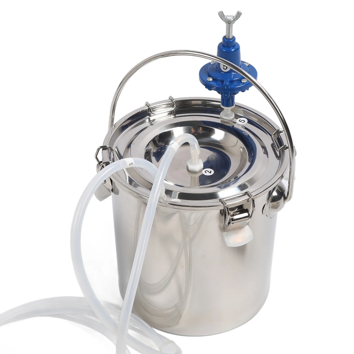 Goat Milking Machine Portable Milker Goat Milking Machine 6L Portable Stainless Steel Electric Automatic Pulsation Vacuum Milker