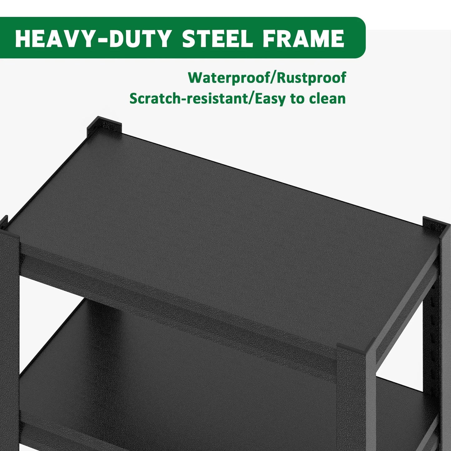 Metal Aquarium Stand Heavy Duty Adjustable 3 Tier Fish Tank Stand for Home Office