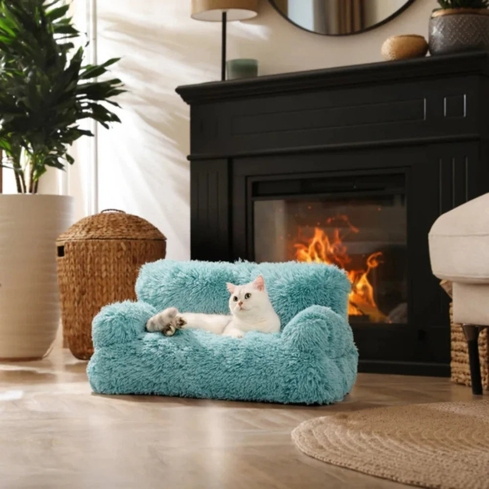 Mewoofun Dog Couch Small Dog Bed Removable Washable Cat Couch