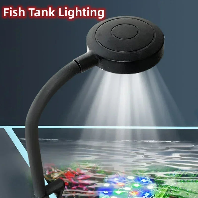 Mini Fish Waterproof Plant Aquarium Light Aquariums LED Lamp 5V Underwater Fish 3W Lamp Light Lighting Tank Fish USB Tank Decor