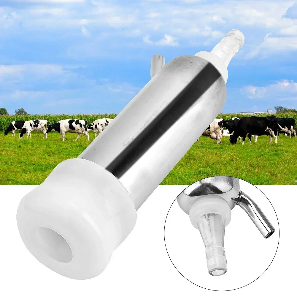 Electric Milk Extractor Stainless Steel Cow Milking Machine With Milk Pulse Controller And Mastitis Detector