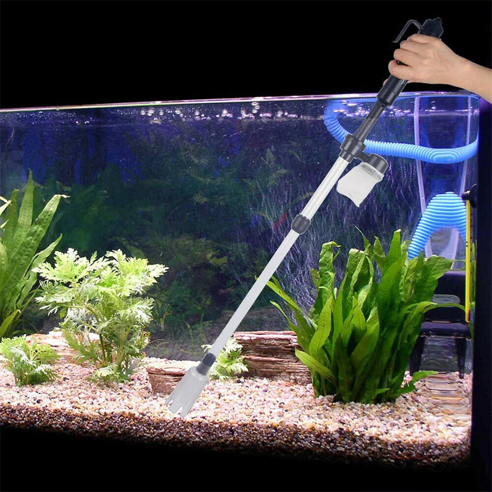 Electric Aquarium Gravel Cleaner Automatic Fish Tank Cleaning Tools Gravel Vacuum Cleaner for Aquarium Fish Tank Water Changer
