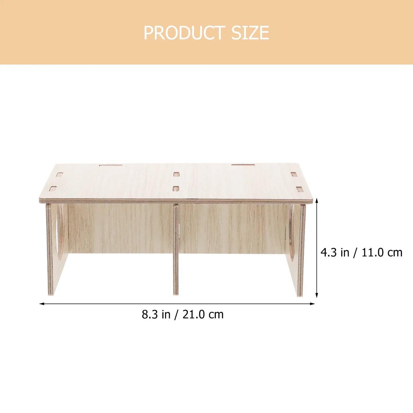 Wooden Hamster Mouse Exercise Toy Cage Guinea Pig Accessories Clear Window Hiding Place Cabin Pet Supplies Hummingbird feeder