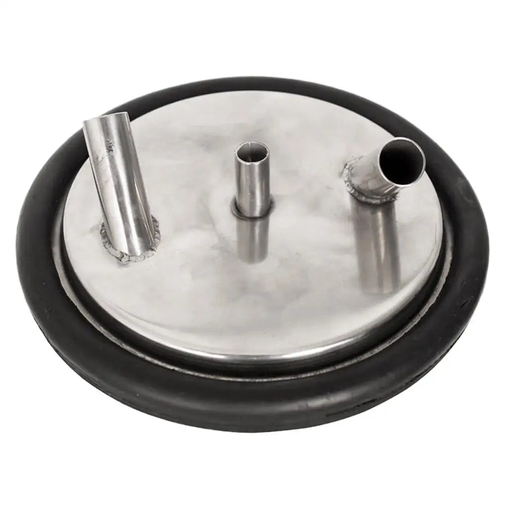 Stainless Steel Bucket Pail Dog Farm Water Milk Feeding 3 Open Lid
