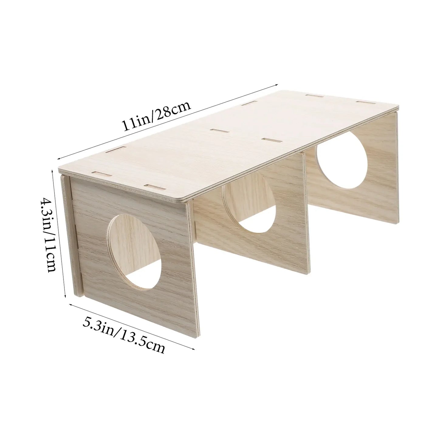 Wooden Hamster  Mouse Exercise Toy Cage Guinea Pig Accessories Clear Window Hiding Place  Cabin Pet Supplies Hummingbird feeder