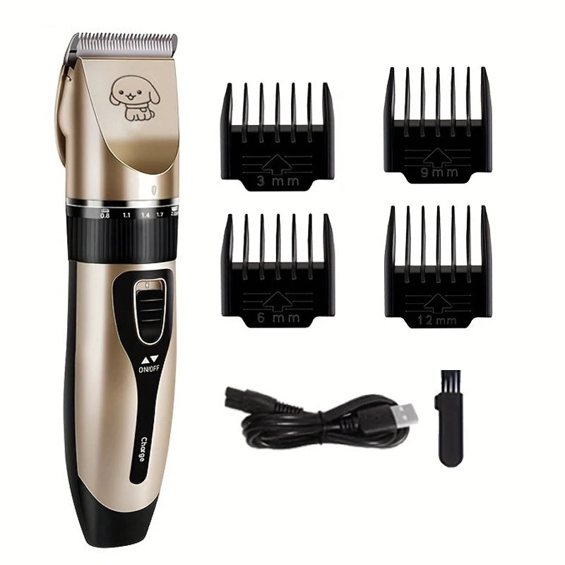Pet Hair Trimmer Kit Electric Precision Clippers for Grooming