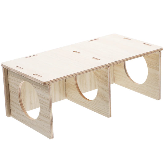 Wooden Hamster  Mouse Exercise Toy Cage Guinea Pig Accessories Clear Window Hiding Place  Cabin Pet Supplies Hummingbird feeder