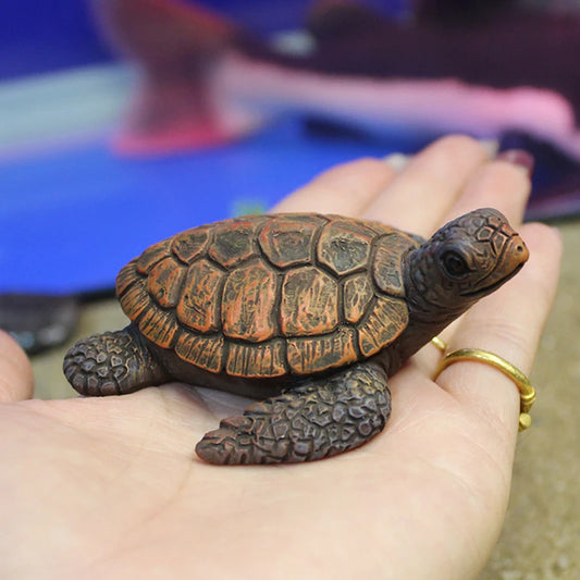 Mini Sea Turtle Model Resin Aquarium Fish Tank Home Landscape Ornaments Decoration Accessories Fine Workmanship Layout Prop