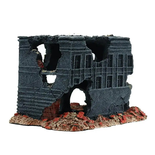 Aquarium Cave Decor Fish Tank Shelter House Realistic Aquatic Life House Crafts For Reptile Habitat Accessories Ornament