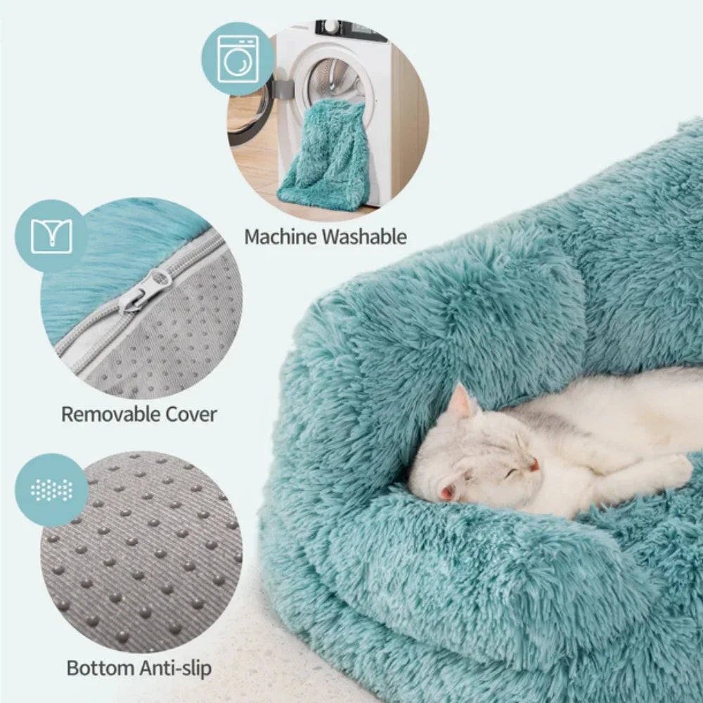 Mewoofun Dog Couch Small Dog Bed Removable Washable Cat Couch
