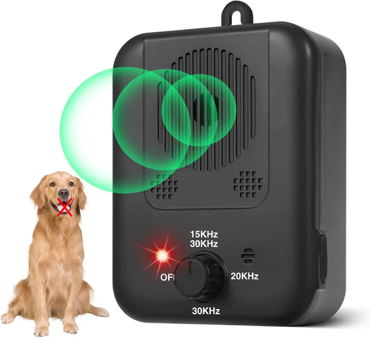 2024 Upgraded Ultrasonic Dog Bark Deterrent Devices Indoor Outdoor