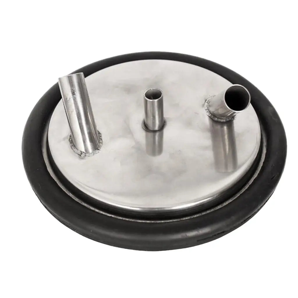 Stainless Steel Bucket Pail Dog Farm Water Milk Feeding 3 Open Lid