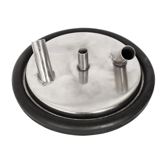 Stainless Steel Bucket Pail Dog Farm Water Milk Feeding 3 Open Lid