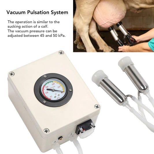Goat Milking Machine Goat Milking Machine 6L Portable Stainless Steel Electric Automatic Pulsation Vacuum Milker Portable Milker