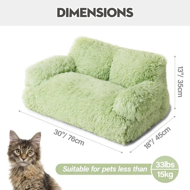 Mewoofun Dog Couch Small Dog Bed Removable Washable Cat Couch