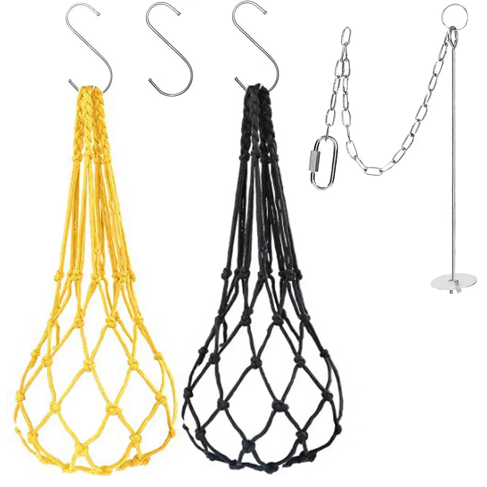 Chicken Hanging Feeder Healthy Vegetable Feeding Tool Portable Fruit Vegetable Feeding Bag Poultry Supplies