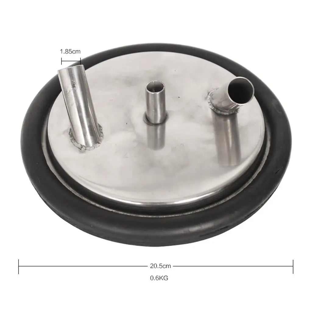 Stainless Steel Bucket Pail Dog Farm Water Milk Feeding 3 Open Lid