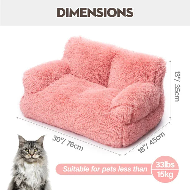 Mewoofun Dog Couch Small Dog Bed Removable Washable Cat Couch