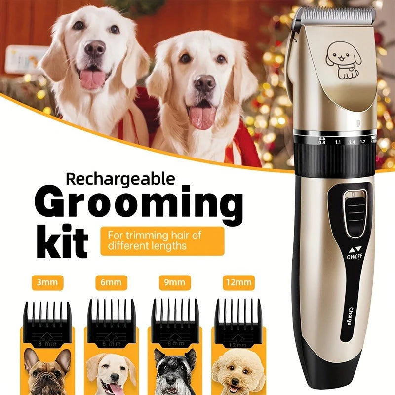 Pet Hair Trimmer Kit Electric Precision Clippers for Grooming
