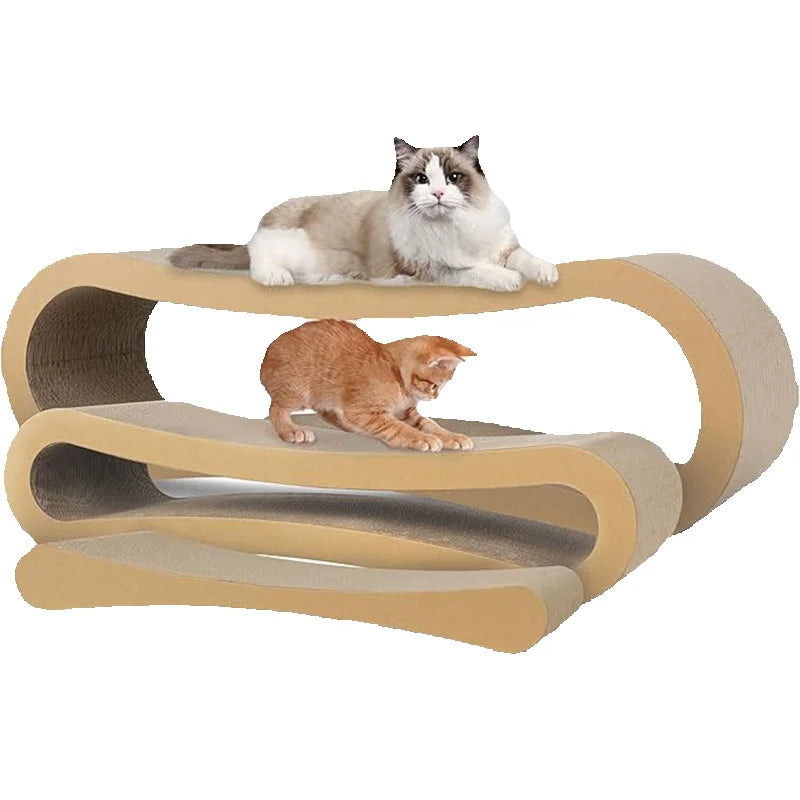 3 In 1 Cat Scratcher Cardboard Cat Scratching Board Protector